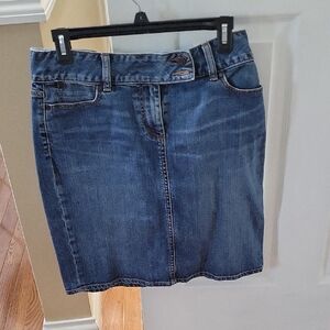 Classic Blue Denim Skirt, Talbots